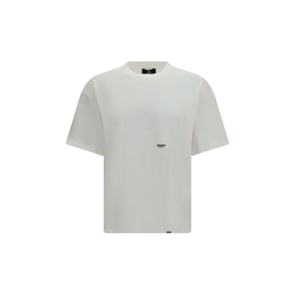 Represent White Cotton Men's T-Shirt